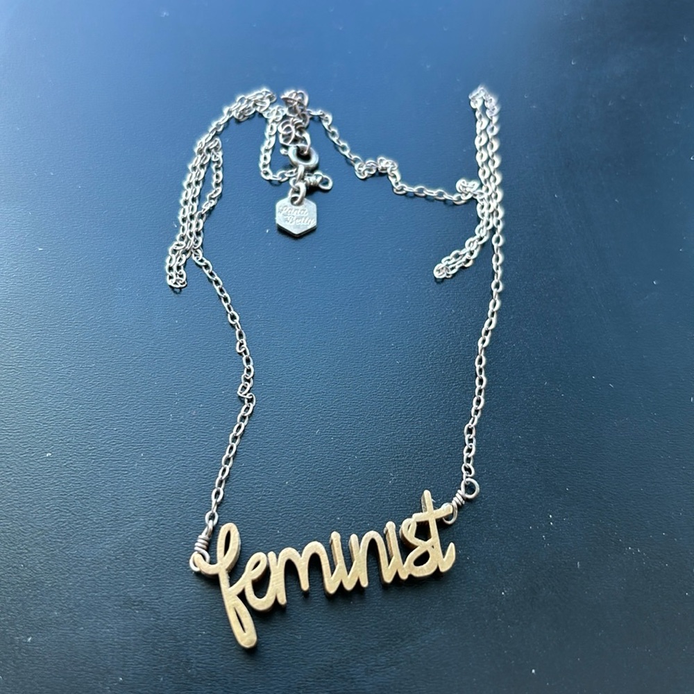 Feminist statement necklace!
